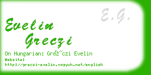 evelin greczi business card